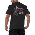Biggest Slut At The Public Library Reading Book Club Men's Back Print T-Shirt
