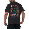BLM Human Rights Feminism Trans Science Books LGBTQ Kindness Men's Back Print T-Shirt BLM Human Rights Feminism Trans Science Books LGBTQ Kindness Men's Back Print T-Shirt