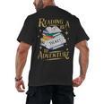 Book Adventure Library Student Teacher Book Men's Back Print T-Shirt