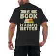 The Book Is Always Better Thriller Men's Back Print T-Shirt The Book Is Always Better Thriller Men's Back Print T-Shirt