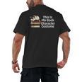 This Is My Book Character Costume Cat Men Women Kids Reading Men's Back Print T-Shirt