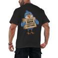 This Is My Book Character Costume Pigeon Kids Reading Men's Back Print T-Shirt