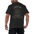A Book A Day Keeps Reality Away Men's Back Print T-Shirt