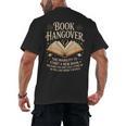 Book Hangover Literature Book Reading Books Reader Men's Back Print T-Shirt Book Hangover Literature Book Reading Books Reader Men's Back Print T-Shirt