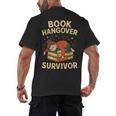 Book Hangover Survivor Reading Humor Librarian Bibliophiles Men's Back Print T-Shirt Book Hangover Survivor Reading Humor Librarian Bibliophiles Men's Back Print T-Shirt