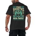 Book Lover Banned Books Reading Banned Books Men's Back Print T-Shirt Book Lover Banned Books Reading Banned Books Men's Back Print T-Shirt