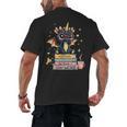 Book Lover Chibi Dragon With Big Red Glasses Bookworm Men's Back Print T-Shirt Book Lover Chibi Dragon With Big Red Glasses Bookworm Men's Back Print T-Shirt