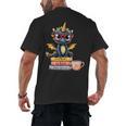 Book Lover Cute Baby Dragon Reading Men's Back Print T-Shirt Book Lover Cute Baby Dragon Reading Men's Back Print T-Shirt