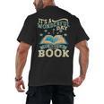 Book Lover Writer Author Men's Back Print T-Shirt Book Lover Writer Author Men's Back Print T-Shirt