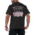 Book Lover's Pretty Girl's Read Books Men's Back Print T-Shirt Book Lover's Pretty Girl's Read Books Men's Back Print T-Shirt