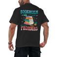 Book Reader Librarian Bookworm In Pajamas Book And Pajama Men's Back Print T-Shirt Book Reader Librarian Bookworm In Pajamas Book And Pajama Men's Back Print T-Shirt