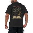 And Booked Afro Literary Pride Book Club Culture Men's Back Print T-Shirt And Booked Afro Literary Pride Book Club Culture Men's Back Print T-Shirt