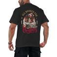 All Booked For Christmas Dragon Men's Back Print T-Shirt