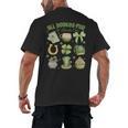 ALL Booked For St Patricks Day Bookish Leprechaun Bookworm Men's Back Print T-Shirt ALL Booked For St Patricks Day Bookish Leprechaun Bookworm Men's Back Print T-Shirt