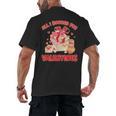 Booked For Valentine Books Lover Bookworm Librarian Teacher Men's Back Print T-Shirt Booked For Valentine Books Lover Bookworm Librarian Teacher Men's Back Print T-Shirt