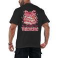 All Booked For Valentine Cute Pink Book Lover Aesthetic Men's Back Print T-Shirt All Booked For Valentine Cute Pink Book Lover Aesthetic Men's Back Print T-Shirt