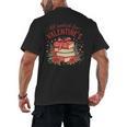All Booked For Valentine's Book Lovers Romantic Readers Men's Back Print T-Shirt