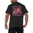 All Booked Valentine's Girly Teacher Coquette Love Men's Back Print T-Shirt All Booked Valentine's Girly Teacher Coquette Love Men's Back Print T-Shirt