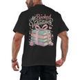 All Booked For Valentines Stacked Books Men's Back Print T-Shirt All Booked For Valentines Stacked Books Men's Back Print T-Shirt