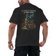 Bookish Quote In a World Of Bookworms Be a Book Dragon Men's Back Print T-Shirt Bookish Quote In a World Of Bookworms Be a Book Dragon Men's Back Print T-Shirt