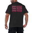 Bookish Romance Tropes Book Club Reader Spicy Book Lover Men's Back Print T-Shirt