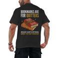 Bookmarks Are For Quitters Book Lover Saying Men's Back Print T-Shirt Bookmarks Are For Quitters Book Lover Saying Men's Back Print T-Shirt