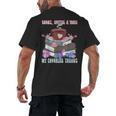 Books Coffee Yarn Lover My Favorite Things Men's Back Print T-Shirt