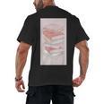 Books Flowers Art Flower Stack Pastel Feminine Men's Back Print T-Shirt