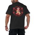 Books Are My Love Language Cupid Reading Book Valentines Day Men's Back Print T-Shirt Books Are My Love Language Cupid Reading Book Valentines Day Men's Back Print T-Shirt