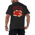 Books Are My Love Language Valentines Day For Books Lover Men's Back Print T-Shirt Books Are My Love Language Valentines Day For Books Lover Men's Back Print T-Shirt
