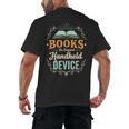 Books The Original Handheld Device Men's Back Print T-Shirt