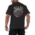 Books Rock Rock'n Roll Science Of Reading Teachers Guitar Men's Back Print T-Shirt