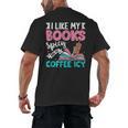 I Like My Books Spicy Coffee ICY Men's Back Print T-Shirt I Like My Books Spicy Coffee ICY Men's Back Print T-Shirt