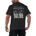 The Bookshelf Of a Hopeless Romantic Rom-Com Reading Bookish Men's Back Print T-Shirt