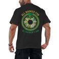 Bookworm Irish All Booked For St Patrick's Day Book Lover Men's Back Print T-Shirt Bookworm Irish All Booked For St Patrick's Day Book Lover Men's Back Print T-Shirt