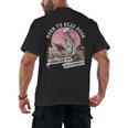 Born To Read Book Forced To Read Emails Skeleton Men's Back Print T-Shirt