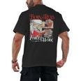 Born To Read Forced To Work Santa Christmas Book Lover Retro Men's Back Print T-Shirt