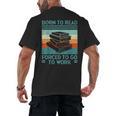 Born To Read Go Work Book Reading Librarian Men Women Men's Back Print T-Shirt Born To Read Go Work Book Reading Librarian Men Women Men's Back Print T-Shirt