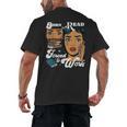 Born-To Read Forced To Work Reading Book Lover Men's Back Print T-Shirt