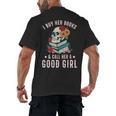 I Buy Her Books Call Her A Good Girl Book Lover Skull Men's Back Print T-Shirt I Buy Her Books Call Her A Good Girl Book Lover Skull Men's Back Print T-Shirt