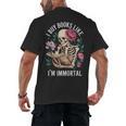I Buy Books Like I'm Immortal Men's Back Print T-Shirt I Buy Books Like I'm Immortal Men's Back Print T-Shirt