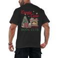 Candy Cane Book Club Holiday Party & Book Exchange Men's Back Print T-Shirt Candy Cane Book Club Holiday Party & Book Exchange Men's Back Print T-Shirt