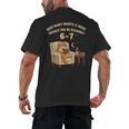 Cat Reading 6-7 Meme English Teacher Book Lover Humor Men's Back Print T-Shirt