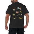 Cats Reading Books Cat Lover Men's Back Print T-Shirt Cats Reading Books Cat Lover Men's Back Print T-Shirt