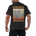 Chinchilla Owner Introvert Chinchilla Men's Back Print T-Shirt Chinchilla Owner Introvert Chinchilla Men's Back Print T-Shirt