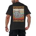 Chinchilla Owner Introvert Chinchilla Men's Back Print T-Shirt Chinchilla Owner Introvert Chinchilla Men's Back Print T-Shirt