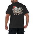 Christmas Book Festive Holiday Xmas Men's Back Print T-Shirt