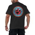 Clifford The Big Red Dog Round Distressed Logo Kids Books Men's Back Print T-Shirt Clifford The Big Red Dog Round Distressed Logo Kids Books Men's Back Print T-Shirt