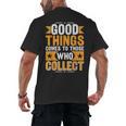 Comic Book Collector Meme Quote Men's Back Print T-Shirt Comic Book Collector Meme Quote Men's Back Print T-Shirt