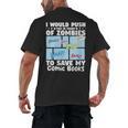 Comics Collecting Book Collector Guide Comics Lover Men's Back Print T-Shirt Comics Collecting Book Collector Guide Comics Lover Men's Back Print T-Shirt